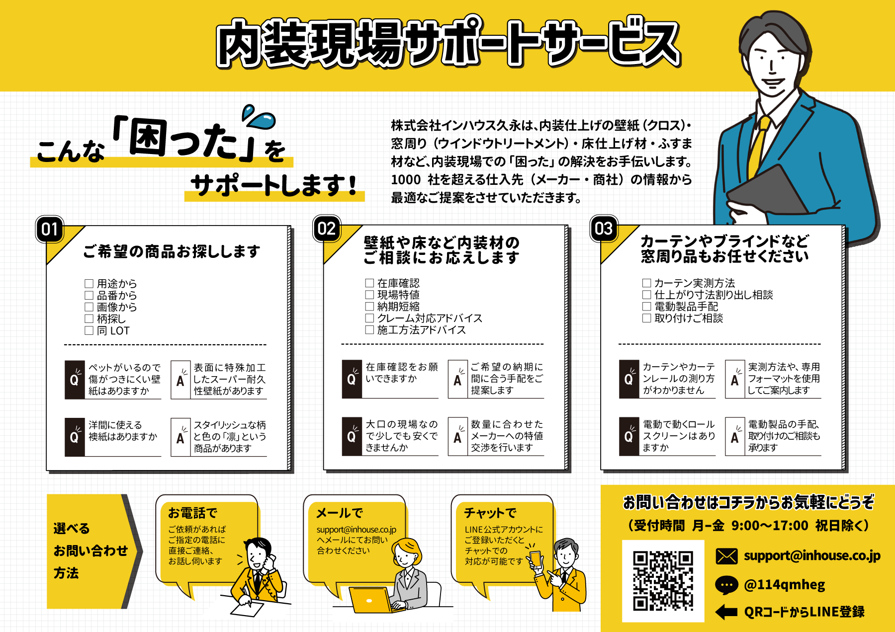 内装現場サポートサービス